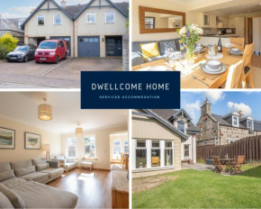Dwellcome Home Ltd 5 Double Bedroom 3 Bathroom House Free Driveway Parking, 637 Mbps WIFI, Ideal for Long Term Contractor, etc Stays, Regular Housekeeping Option - See Our Site for Assurance